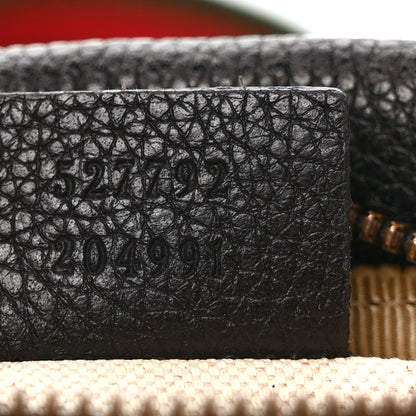 Gucci Grained Calfskin Small Logo Belt Bag Black 7 of 9