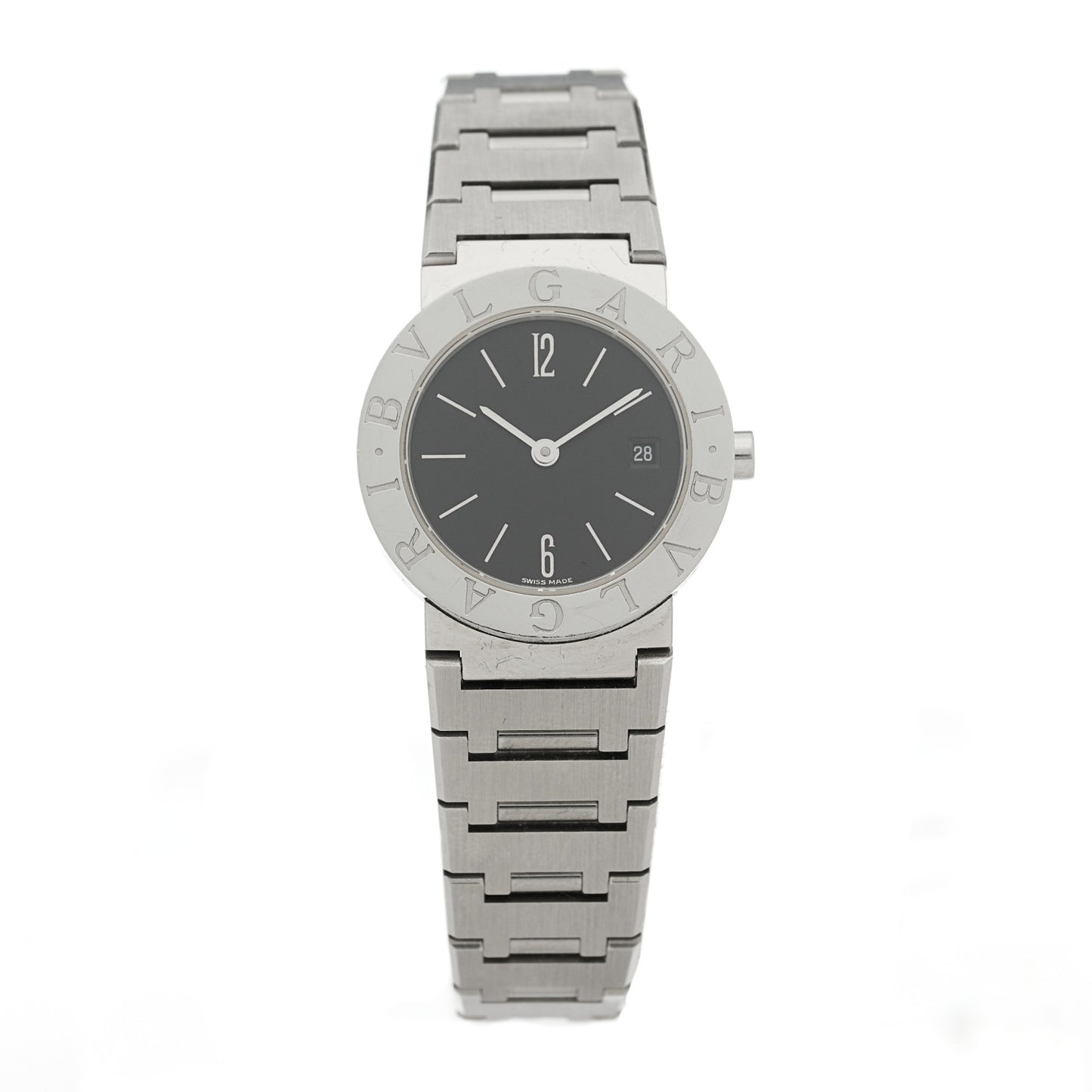 Stainless Steel 26mm Quartz Watch Black