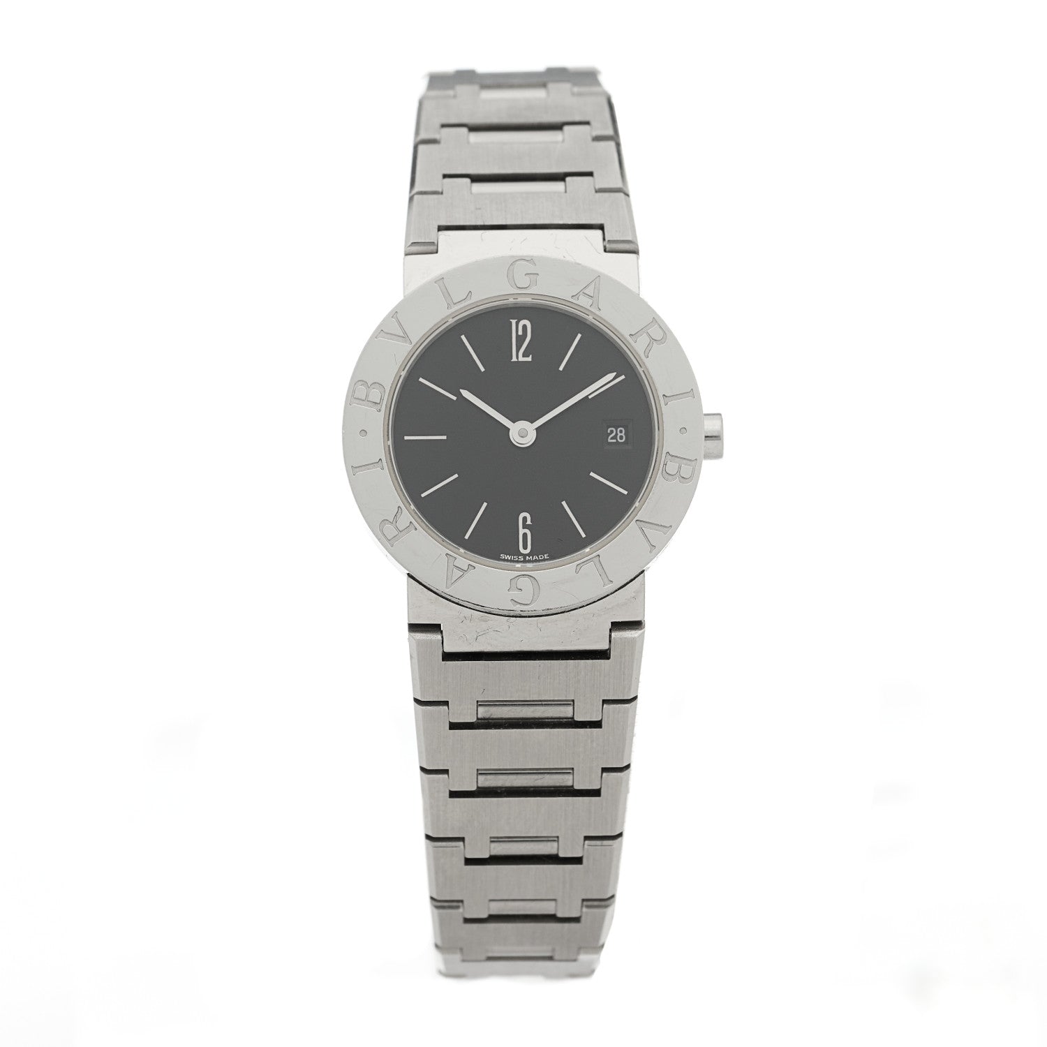 Bulgari Stainless Steel 26mm Quartz Watch Black 1 of 4