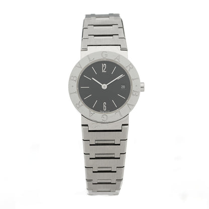Bulgari Stainless Steel 26mm Quartz Watch Black 1 of 4