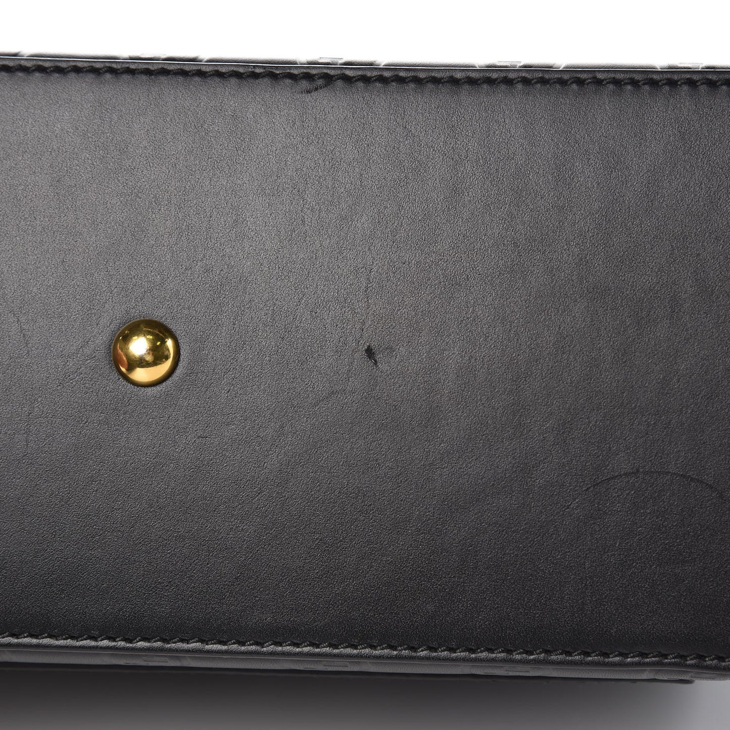 Guccissima Signature Small Padlock Top Handle Bag Black