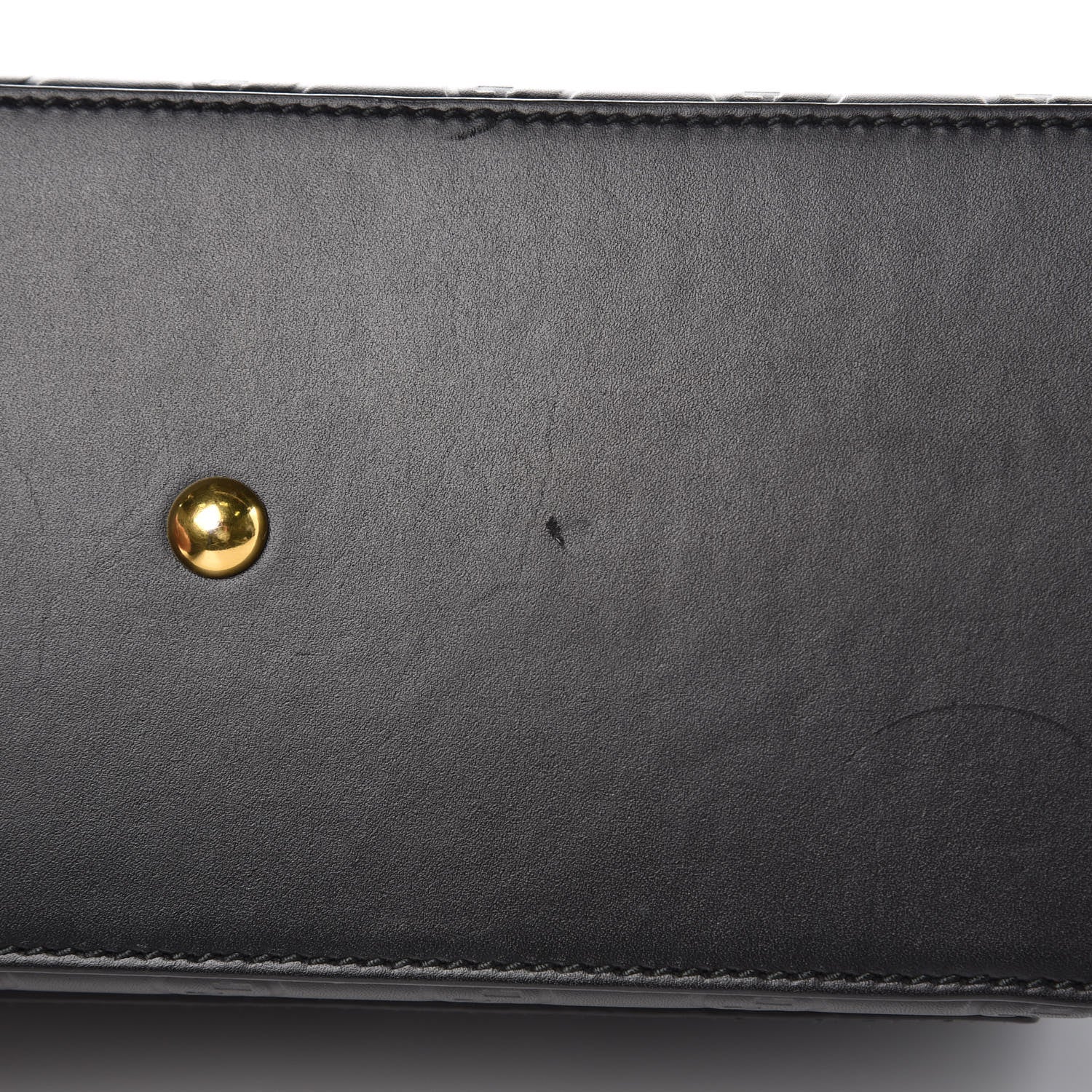 Gucci Guccissima Signature Small Padlock Top Handle Bag Black 10 of 10