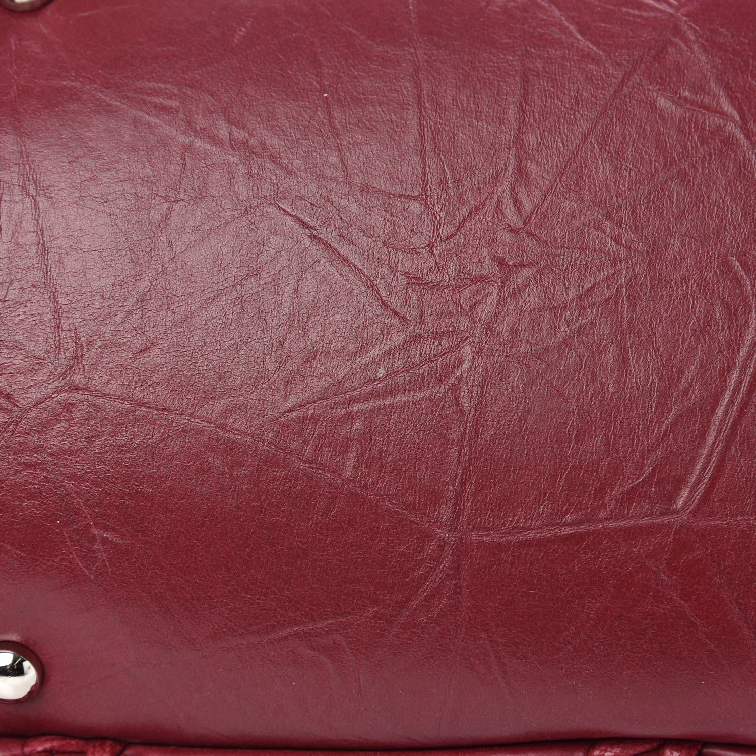 Chanel Calfskin Ultra Stitch Bowler Red 13 of 20