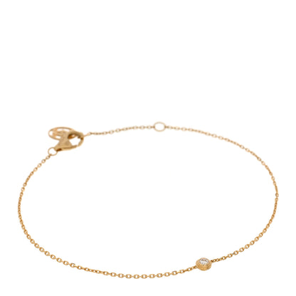 Cartier 18K Yellow Gold Diamond XS D'Amour Bracelet 1 of 4