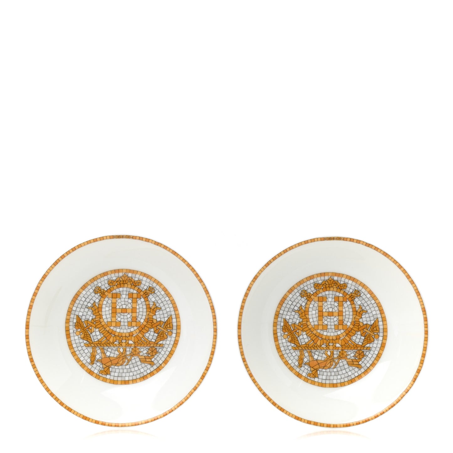 Porcelain Mosaique au 24 Soy Dish Set of 2