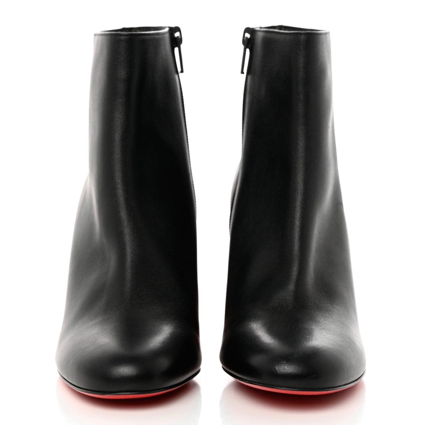 Calfskin Turela 85 Ankle Boots 40 Black