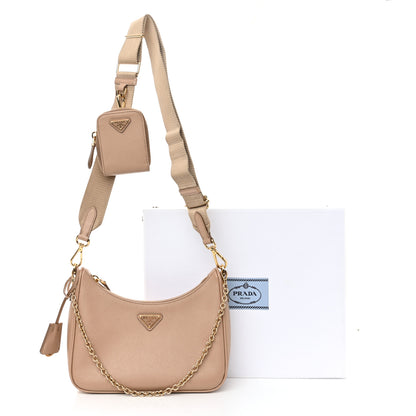 Prada Saffiano Lux Re-Edition 2005 Shoulder Bag Cammeo 10 of 10