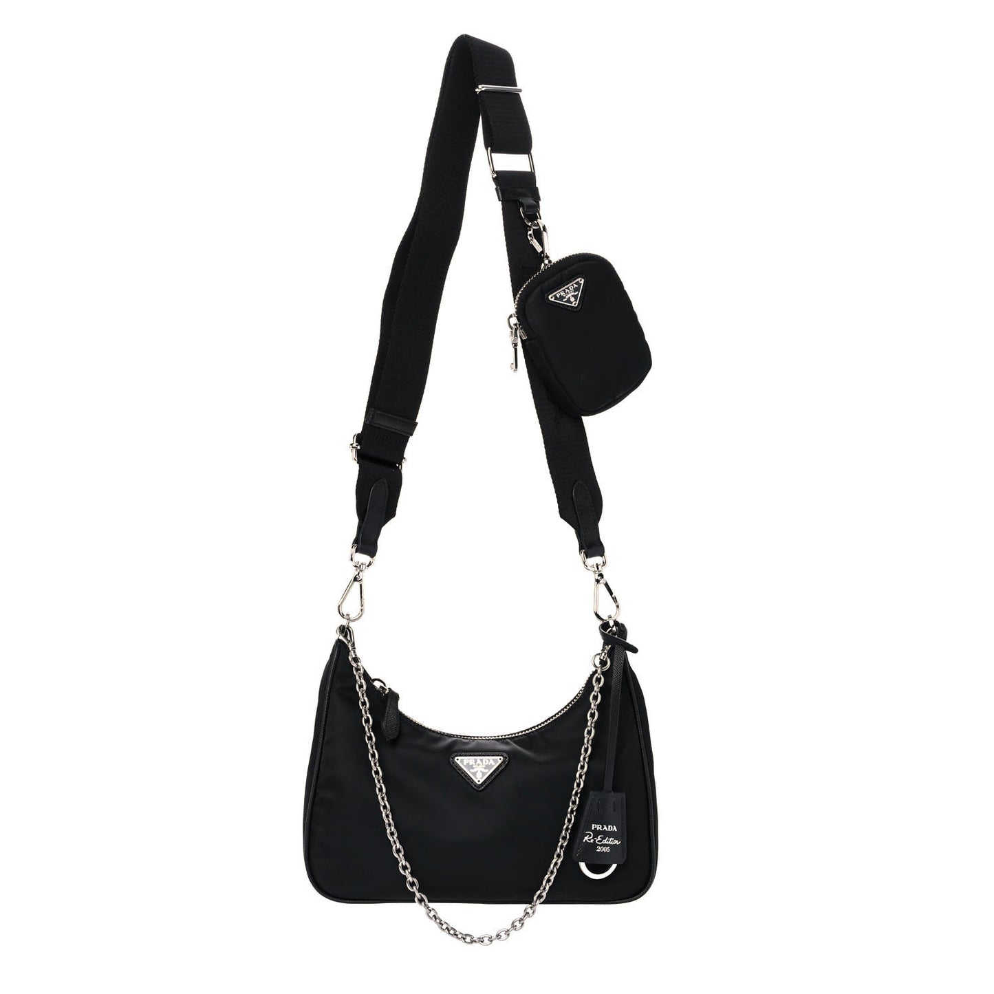 Nylon Re-Edition 2005 Shoulder Bag Black