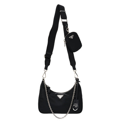Prada Nylon Re-Edition 2005 Shoulder Bag Black 1 of 5