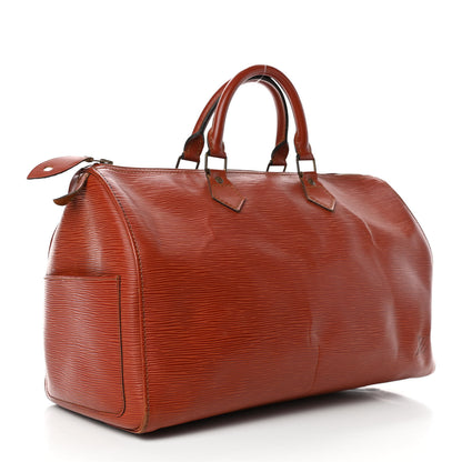 Louis Vuitton Epi Speedy 35 Kenyan Fawn 2 of 8