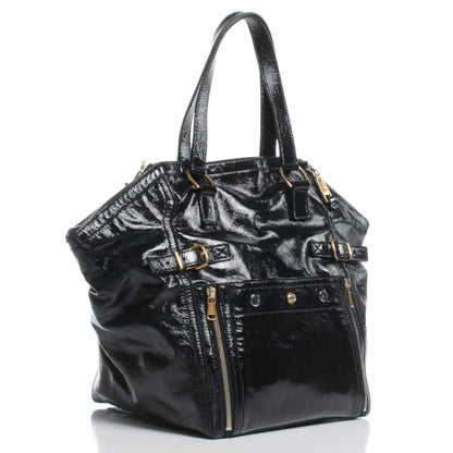 Saint Laurent Patent Medium Downtown Navy 3 of 7
