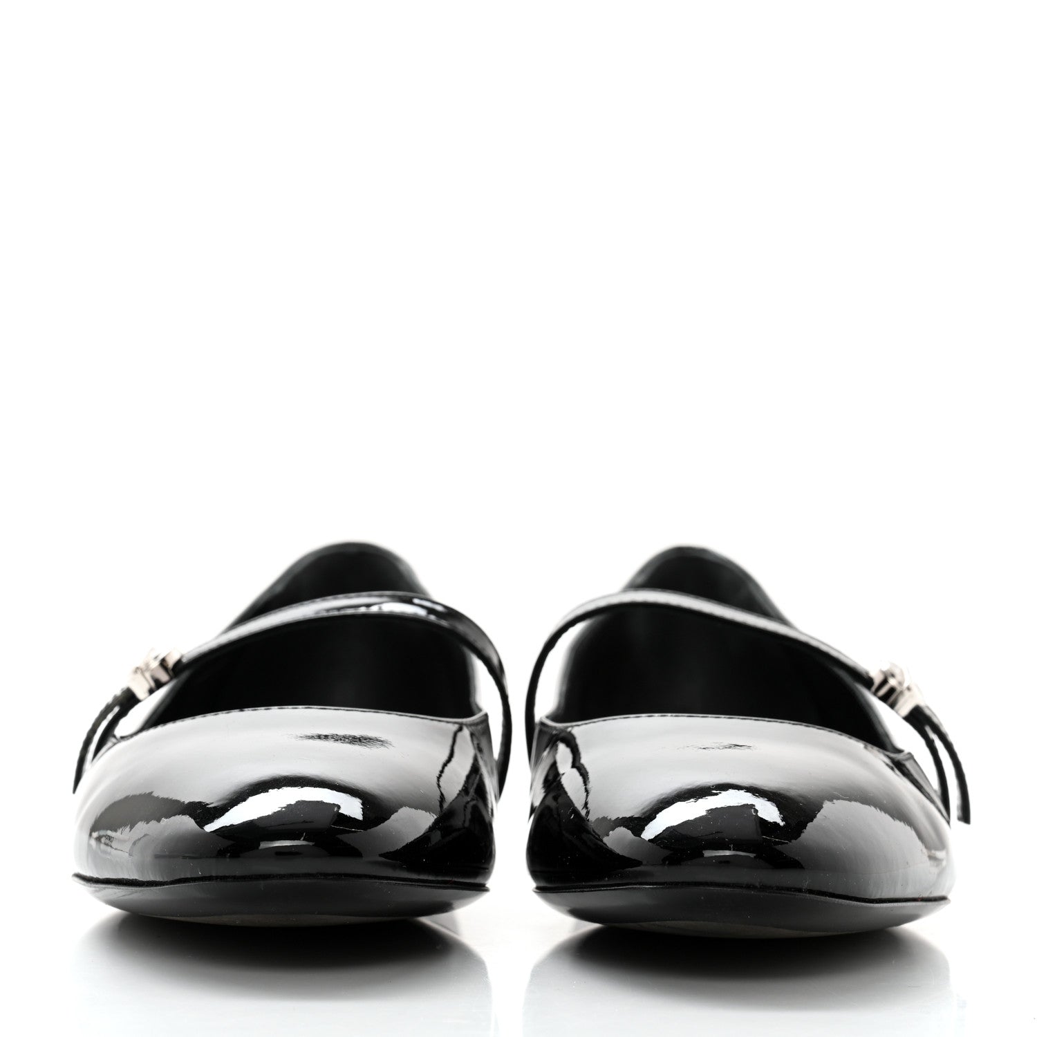 Louis Vuitton Patent Uniformes Ballerina Flat 35 Black 2 of 9