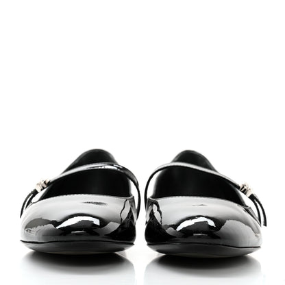 Louis Vuitton Patent Uniformes Ballerina Flat 35 Black 2 of 9