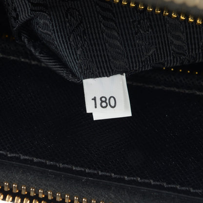 Prada Saffiano Lux Medium Double Zip Tote Nero Black 11 of 13
