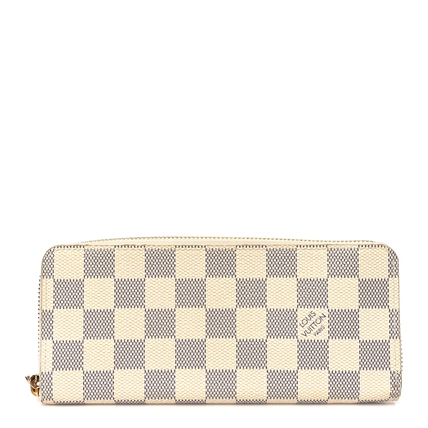 Damier Azur Clemence Wallet Rose Ballerine