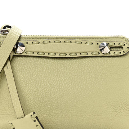 Fendi Cuoio Romano Selleria Sintetica Tape Stitch Mini By The Way Boston Bag Sage Green 7 of 9