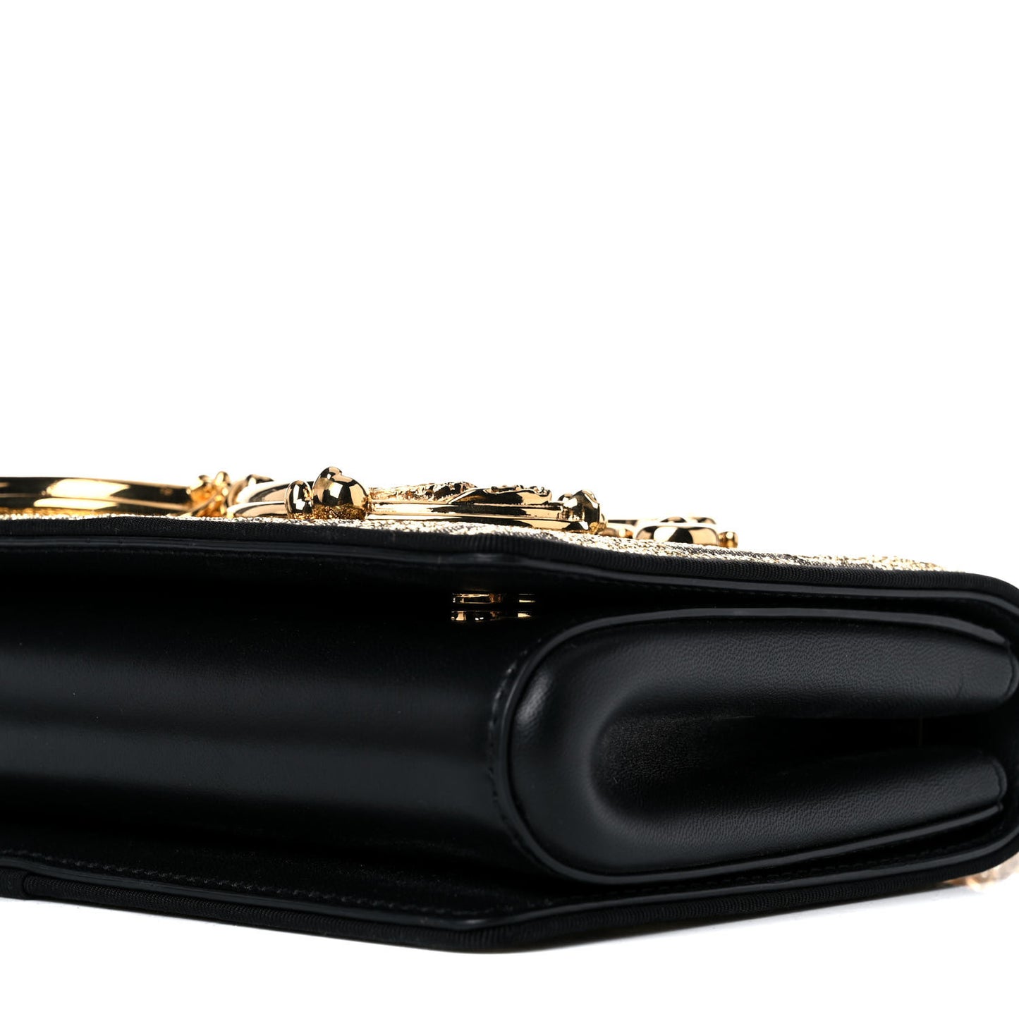Brocade DG Girls Shoulder Bag Gold Black