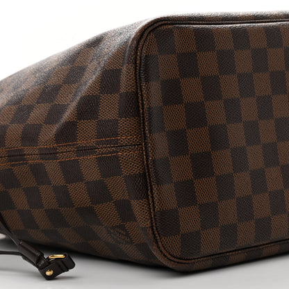 Louis Vuitton Damier Ebene Neo Neverfull MM Rose Ballerine 11 of 15