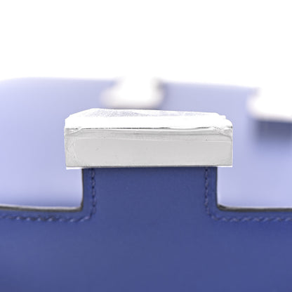 Hermes Tadelakt Constance 18 Bleu Electrique 8 of 23