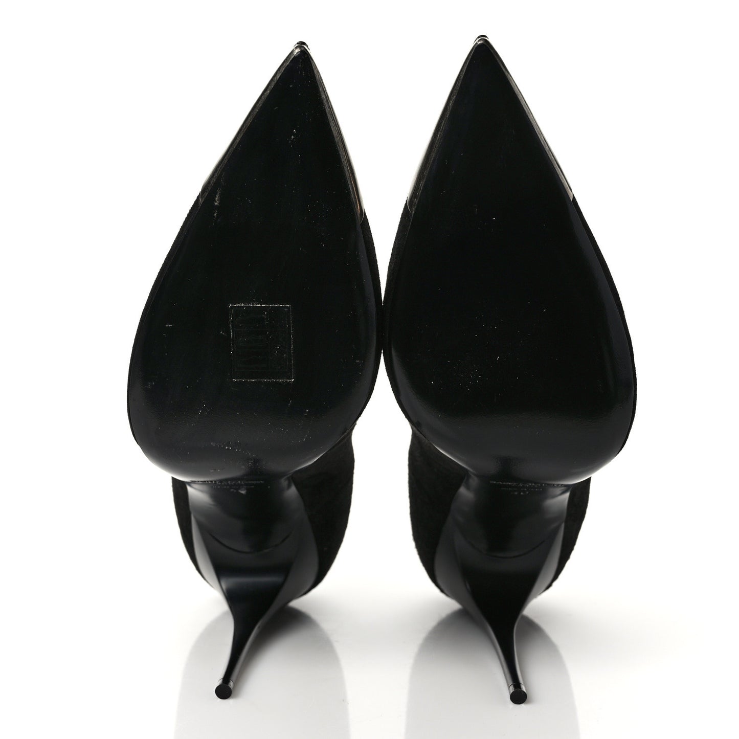 Suede Metal Tip Zoe 105 Pumps 38.5 Black