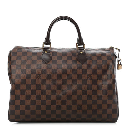 Louis Vuitton Damier Ebene Speedy 35 1 of 21
