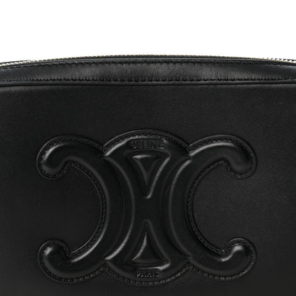 Celine Smooth Calfskin Cuir Triomphe Camera Shoulder Bag Black 8 of 10