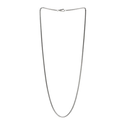 David Yurman Sterling Silver 2.7mm Small Box Chain Necklace 22" 3 of 5