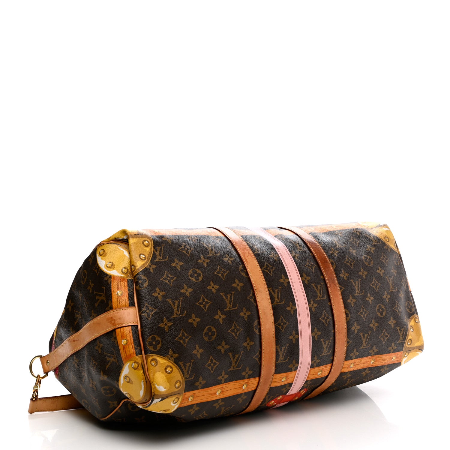 Louis Vuitton Monogram Summer Trunks Keepall Bandouliere 50 4 of 22