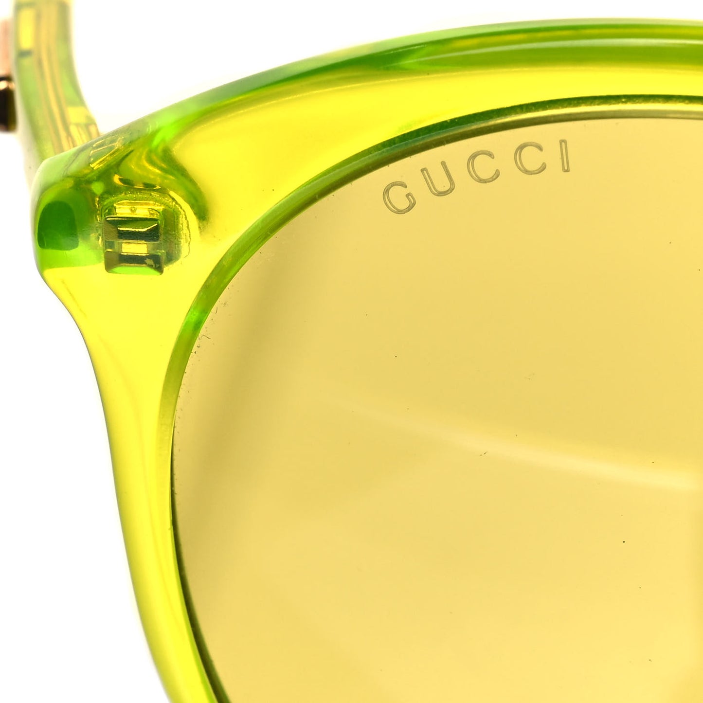 Acetate GG Sunglasses GG0257S Yellow