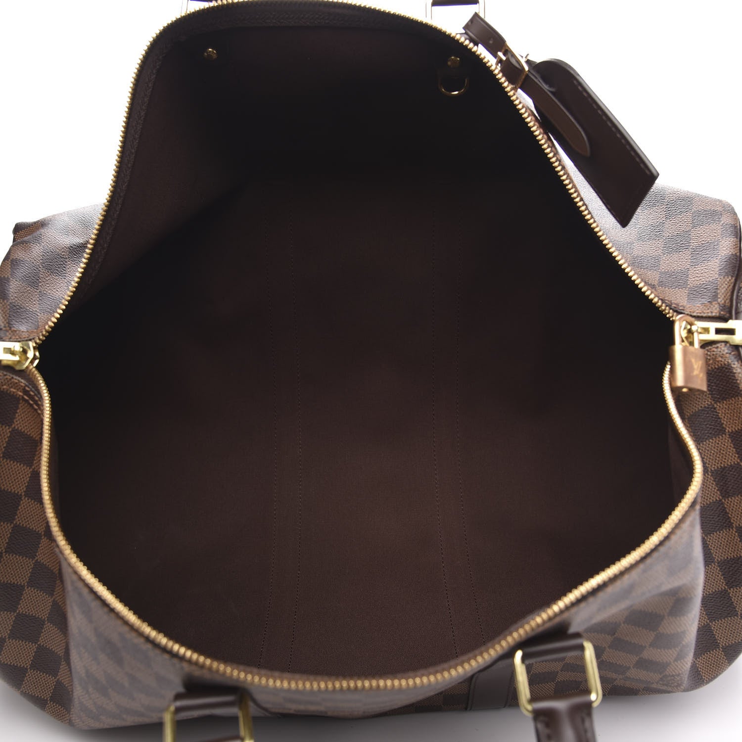 Louis Vuitton Damier Ebene Keepall Bandouliere 55 4 of 11