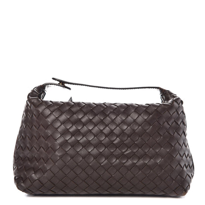 Bottega Veneta Nappa Intrecciato Large Cosmetic Case Ebano 1 of 8