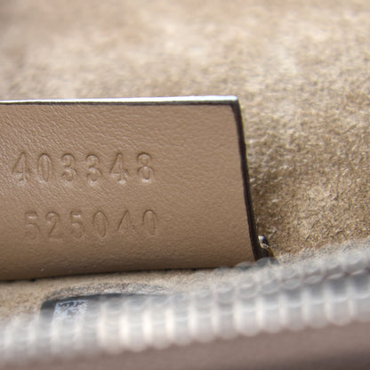 Gucci GG Supreme Monogram Medium Dionysus Shoulder Bag Taupe 7 of 8