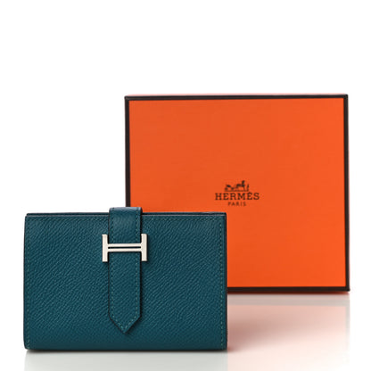 Hermes Epsom Mini Bearn Wallet Vert Bosphore 10 of 10