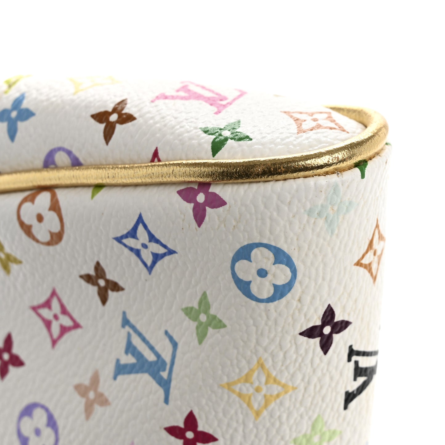 Monogram Multicolor Kate Clutch White