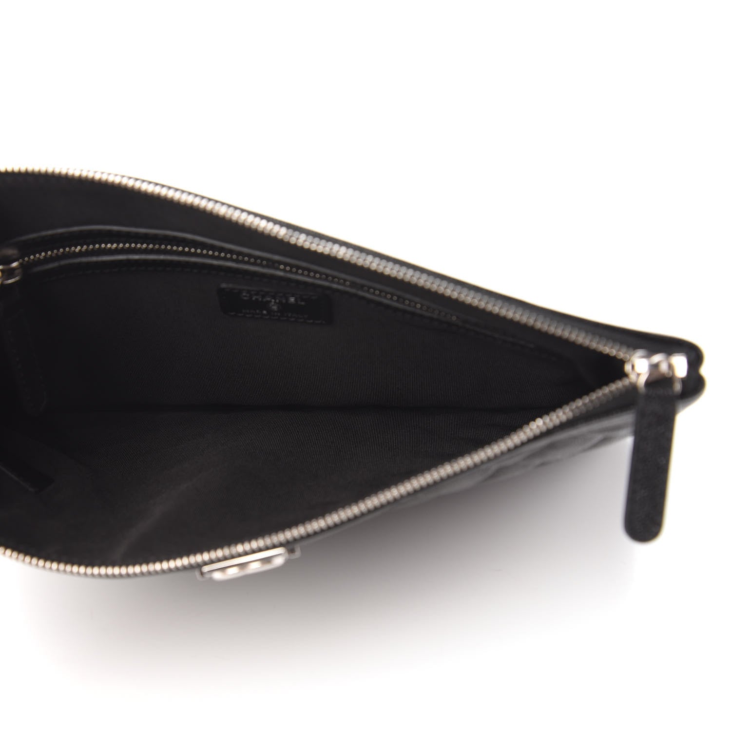 Chanel Caviar Quilted Medium Boy Cosmetic Case Black 5 of 10