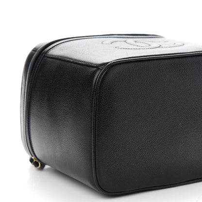 Chanel Caviar CC Vanity Train Case Black 7 of 8