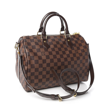 Louis Vuitton Damier Ebene Speedy Bandouliere 30 2 of 12