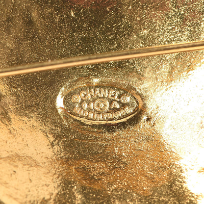 Chanel Medallion CC Brooch Gold 4 of 4