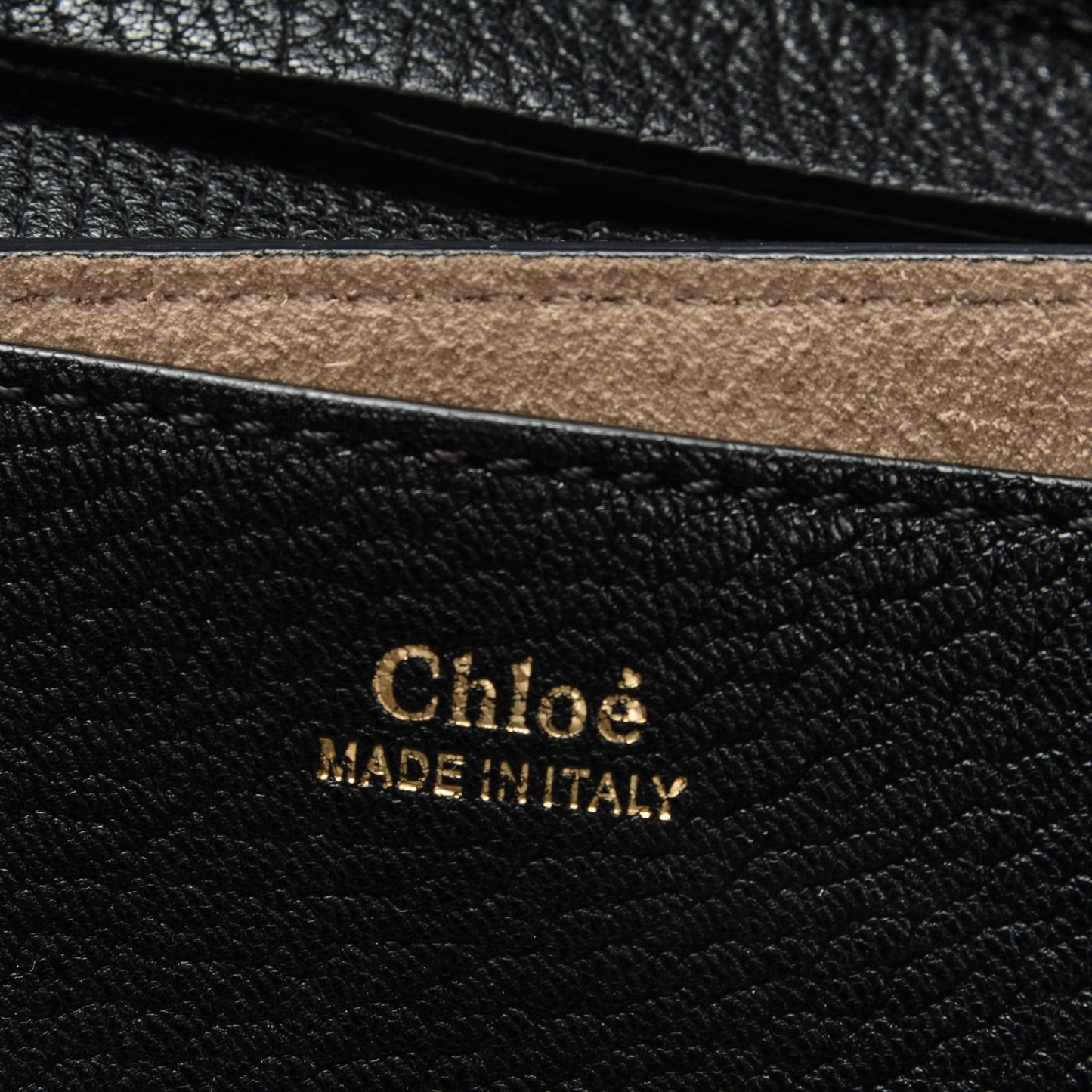 Grained Lambskin Drew Shoulder Bag Black