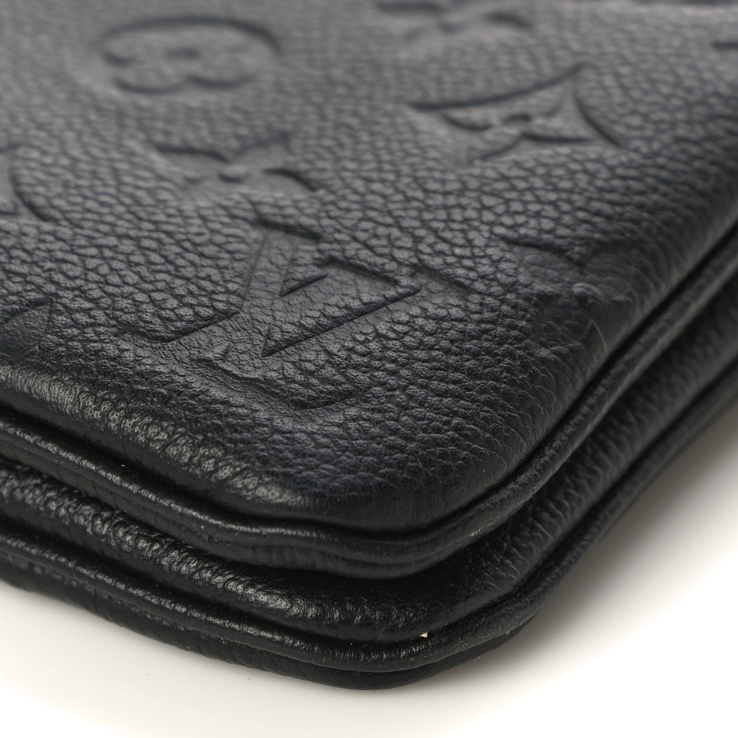 Louis Vuitton Empreinte Double Zip Pochette Black 10 of 10