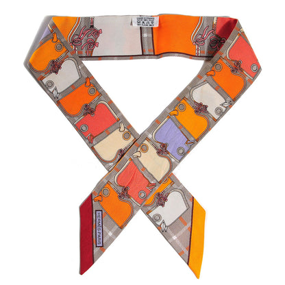 Hermes Silk Camails Twilly 7 of 12