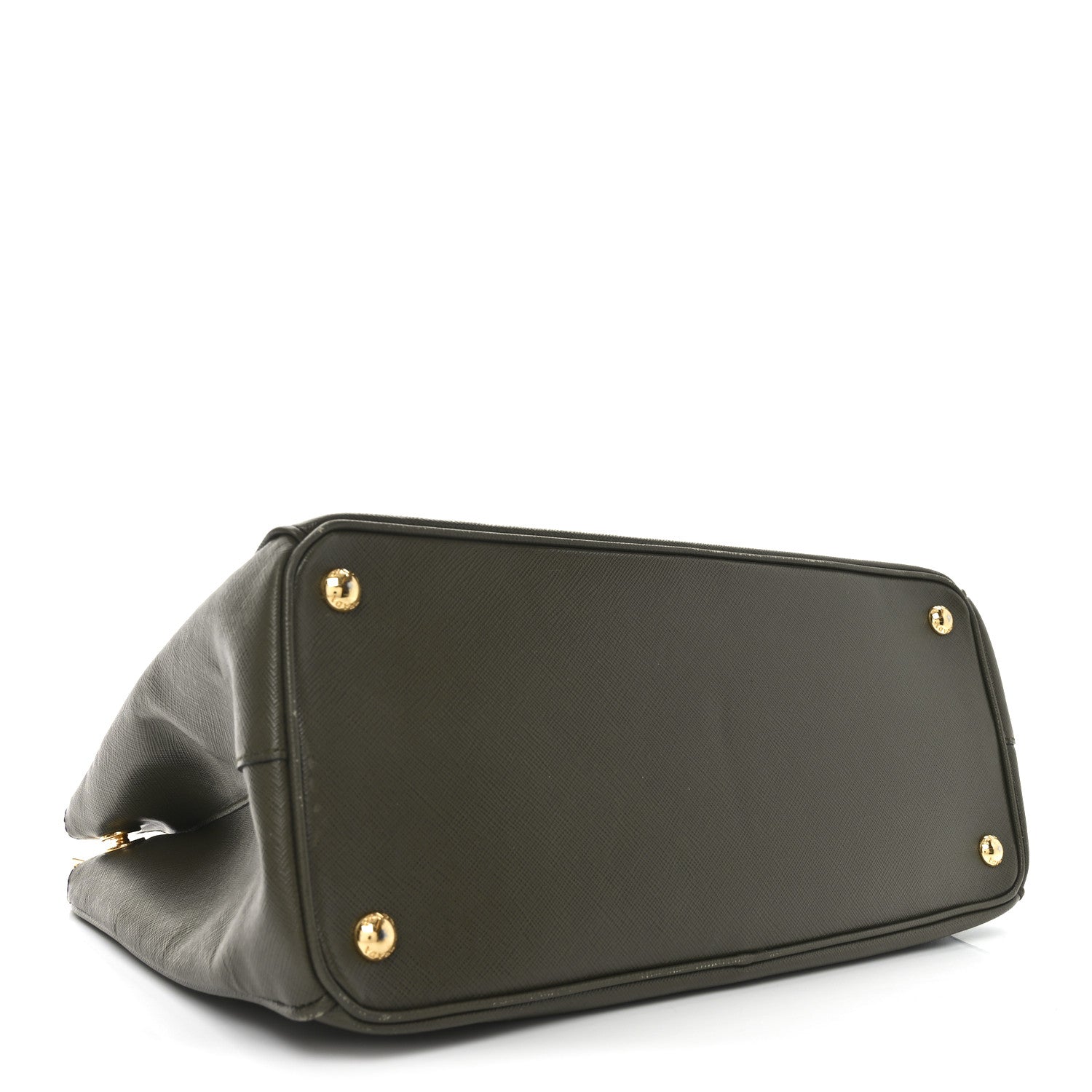 Prada Saffiano Medium Galleria Double Zip Tote Militare 4 of 9