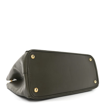 Prada Saffiano Medium Galleria Double Zip Tote Militare 4 of 9