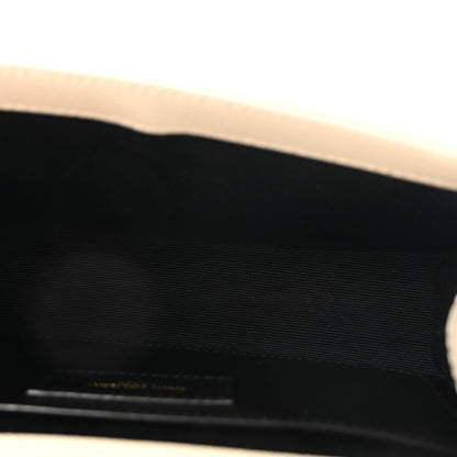 Saint Laurent Grain De Poudre Small Monogram Kate Satchel Crema Soft 5 of 9