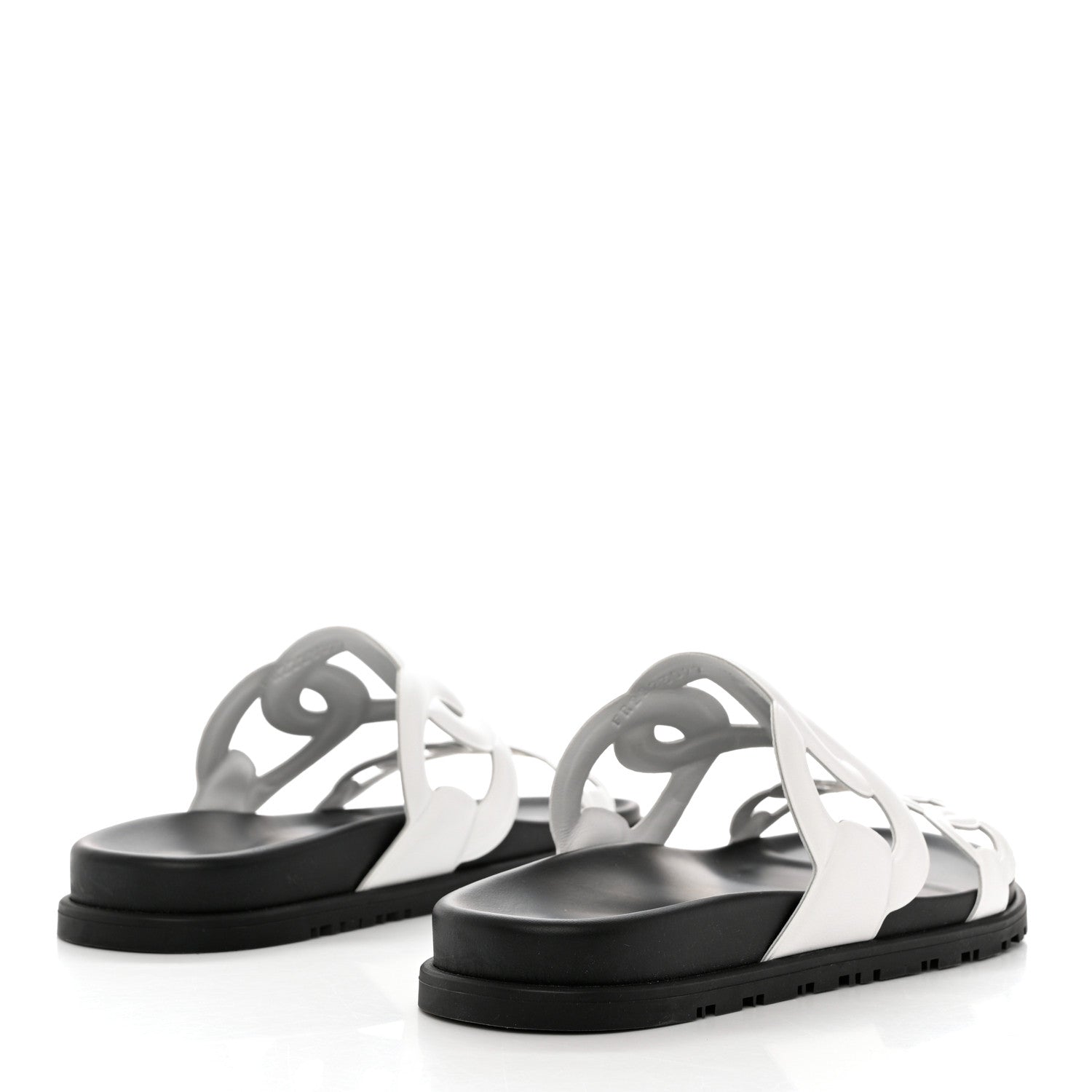 Hermes Nappa Womens Extra Sandals 37 White 4 of 9