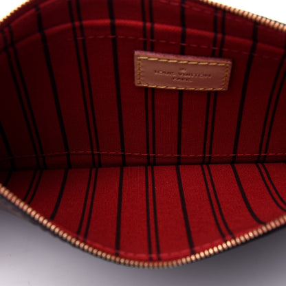 Louis Vuitton Monogram Neverfull MM GM Pochette Cherry 5 of 9