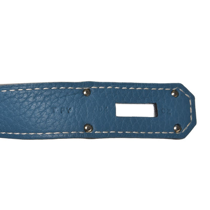 Hermes Taurillon Clemence Jypsiere 31 Blue Jean 6 of 9