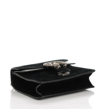 Gucci Suede Mini Dionysus Shoulder Bag Black 4 of 7
