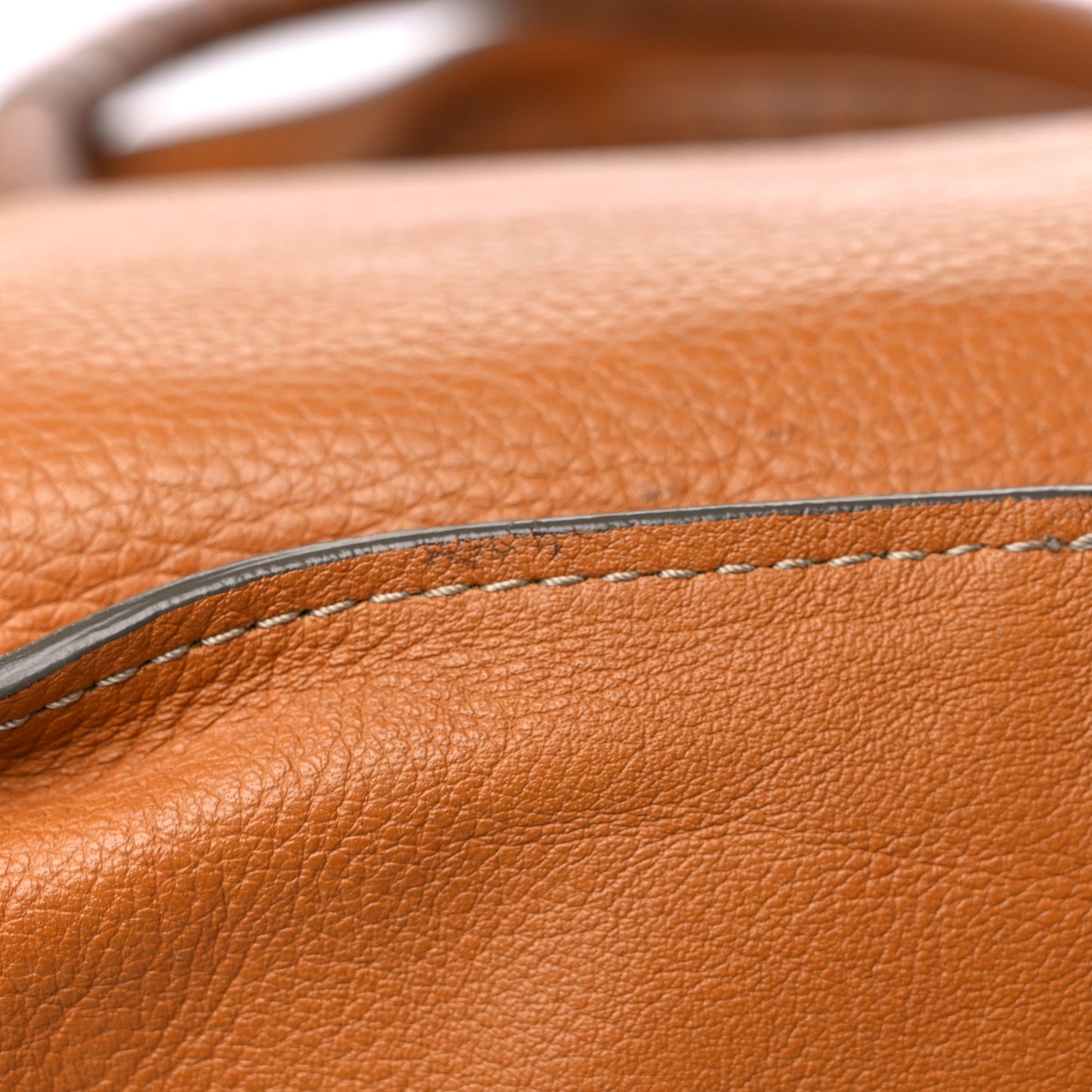 Calfskin Medium Marcie Satchel Tan