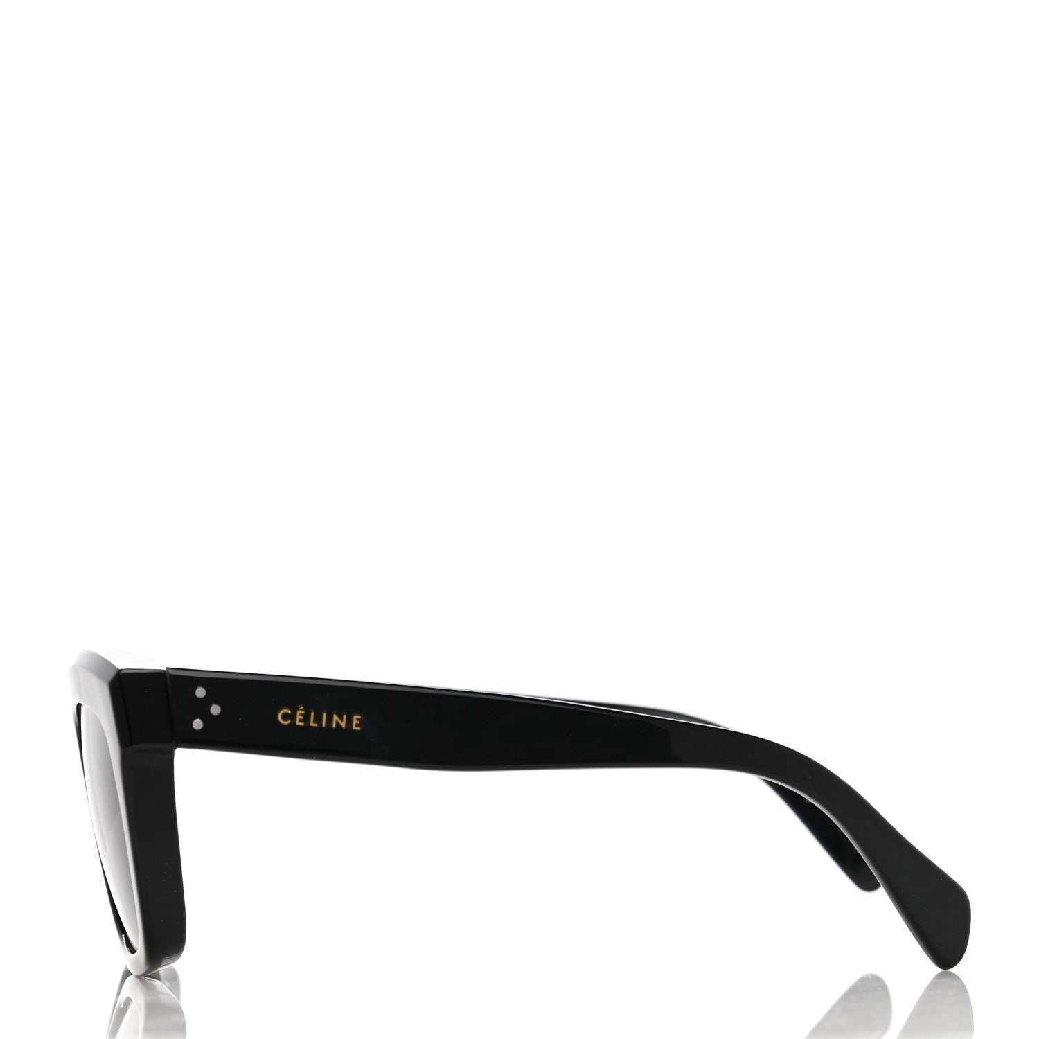 Celine Acetate Traveller Sunglasses CL 41023/S Black 3 of 7